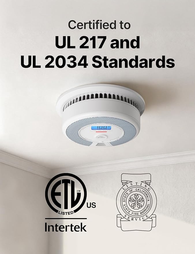 X-Sense Wireless Combination Smoke and Carbon Monoxide Detector, 10-Year - Image 2