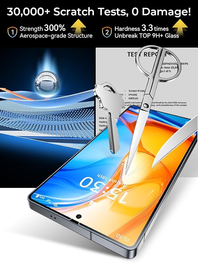 MRGLAS 2+2 Packs for Samsung Galaxy S26 Ultra Privacy Screen Protector 6.9'' - Image 5