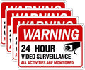 Video Surveillance Sign, Reflective and Waterproof Material 24 Hour by multiwins