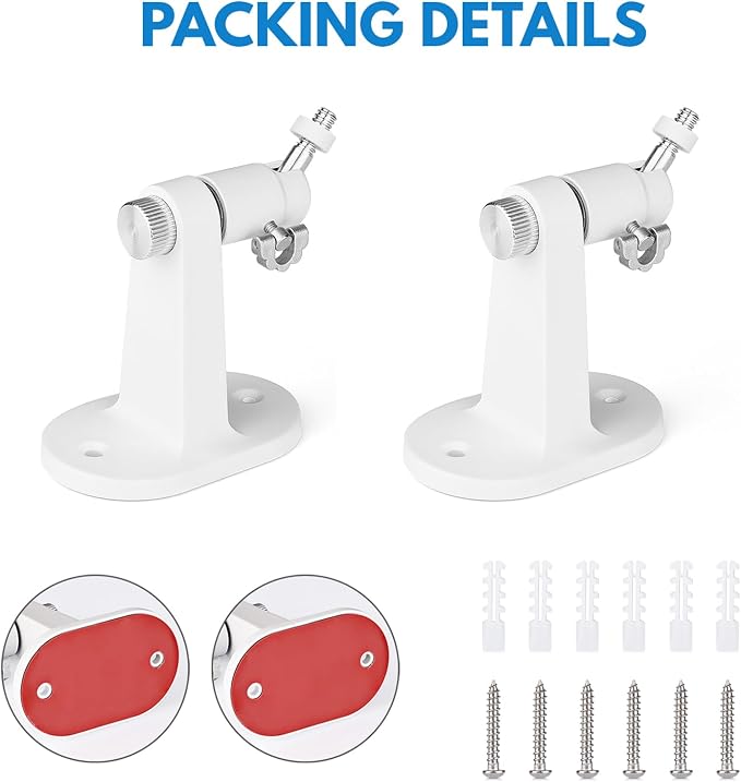 2Pack Adjustable Security Wall Mount Bracket - Image 7