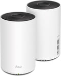 TP-Link Tri-Band Wi-Fi 6 Mesh Router System | 2- Mesh Routers | Coverage up to 5 by TP-Link
