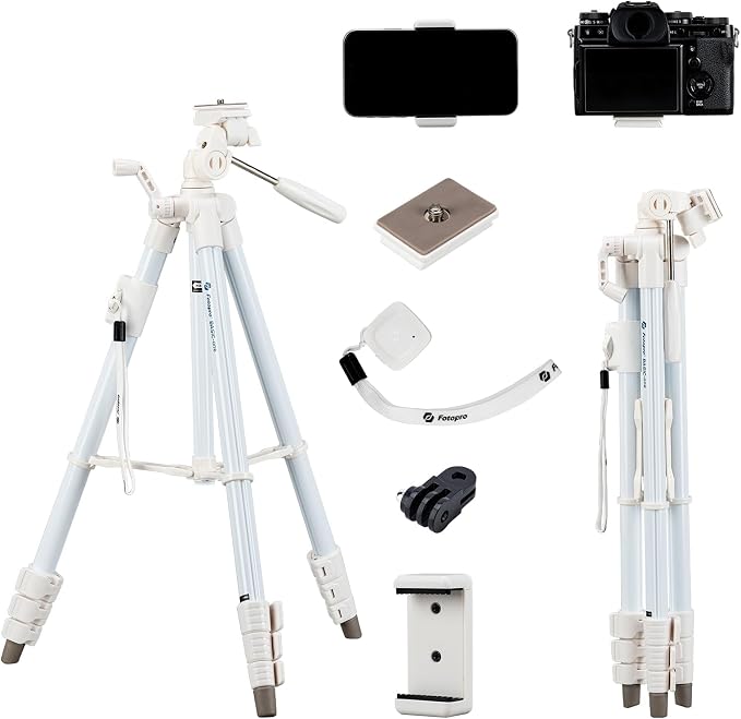 Fotopro 60" White Camera Tripod by Fotopro