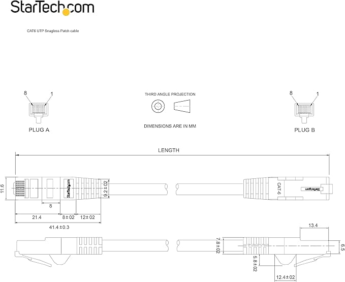 StarTech 4ft CAT6 Ethernet Cable - Image 6