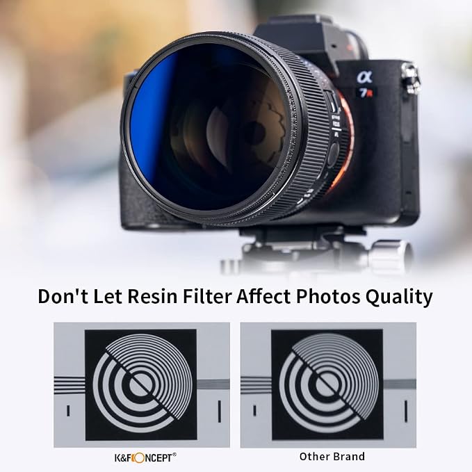 K&F Concept 49mm UV/CPL/ND Lens Filter Kit-18 Multi-Layer Coatings, UV Filter + - Image 6