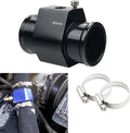 Dewhel Aluminum Black Water Temp Meter Temperature Gauge Joint Pipe Radiator by DEWHEL