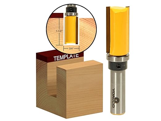 YONICO Flush Trim Router Bit 3/4-Inch Diameter 1/2-Inch Shank 14137 - Image 2