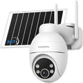 TKENPRO Solar Security Cameras Wireless Outdoor, 2.4GHz Wi-Fi, 24/7 Continuous by TKENPROPetTreatCamera