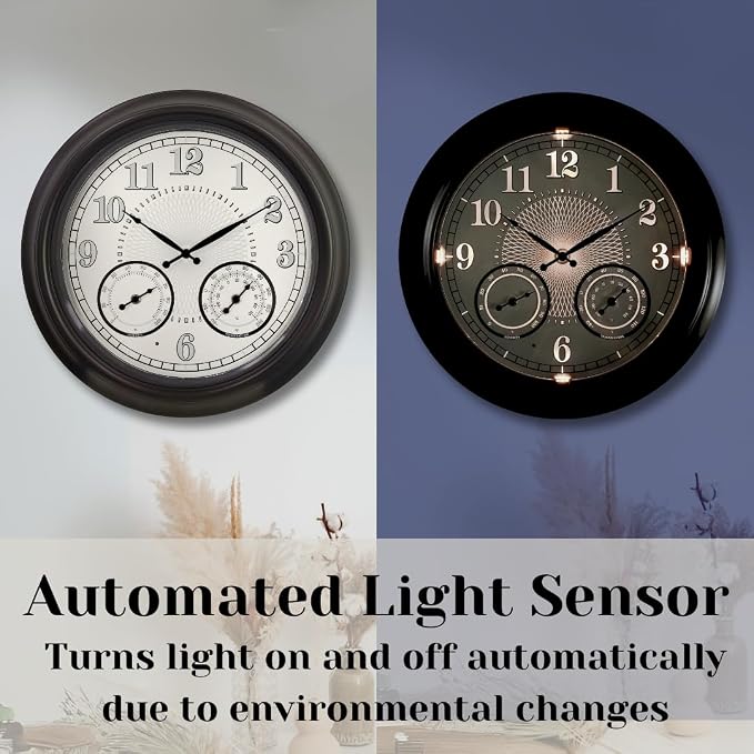 Illuminated Large Outdoor Clock - Image 2