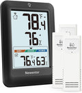 Newentor Indoor Outdoor Thermometer Wireless, Weather Station by Newentor