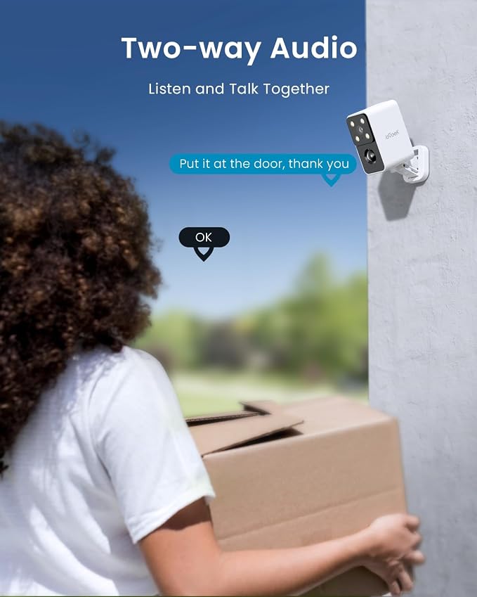 ieGeek Security Cameras Wireless Outdoor Pan Rotating 180° Home Security Cameras - Image 6