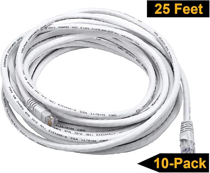 iMBAPrice 1' Cat5e Network Ethernet Patch Cable, 10 Pack - Image 7