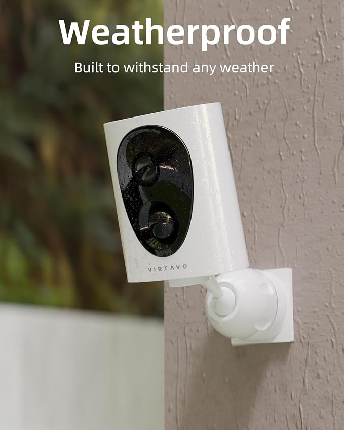 VIRTAVO VistaFlask 2K Security Cameras Wireless Outdoor, Battery Powered - Image 2
