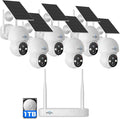 Hiseeu Solar Camera Wireless Outdoor, Home Security Camera System, 2.4G & 5G by Hiseeu
