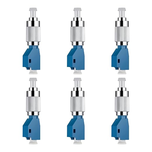 6Pcs Visual Fault Locator Fiber Adapter, Fiber Optic Connector, Single Mode by Moocci