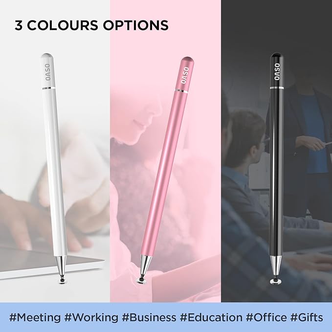 Pen for Tablet, Capacitive Disc Tip Stylus Pencil & Magnetic Cap Compatible - Image 6
