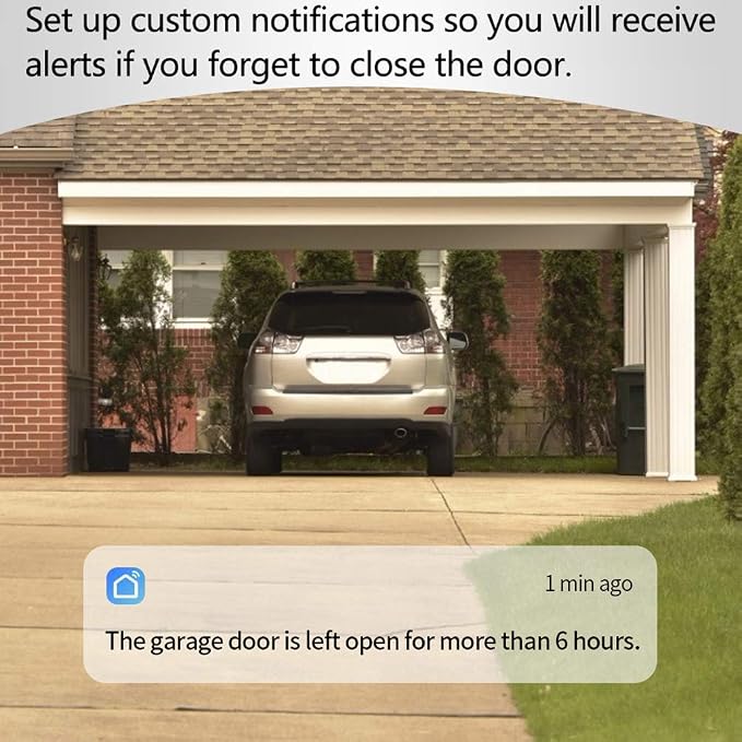 Smart WiFi Garage Door Opener Remote, Work - Image 7