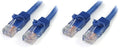 StarTech.com 2 ft Blue Snagless Cat5e Ethernet Patch Cable by StarTech