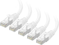 Cable Matters 10Gbps 5-Pack Snagless Shielded Cat 6A Ethernet Cable - 7ft by CableMatters
