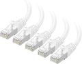 Cable Matters 10Gbps 5-Pack Snagless Shielded Cat 6A Ethernet Cable - 10ft by CableMatters