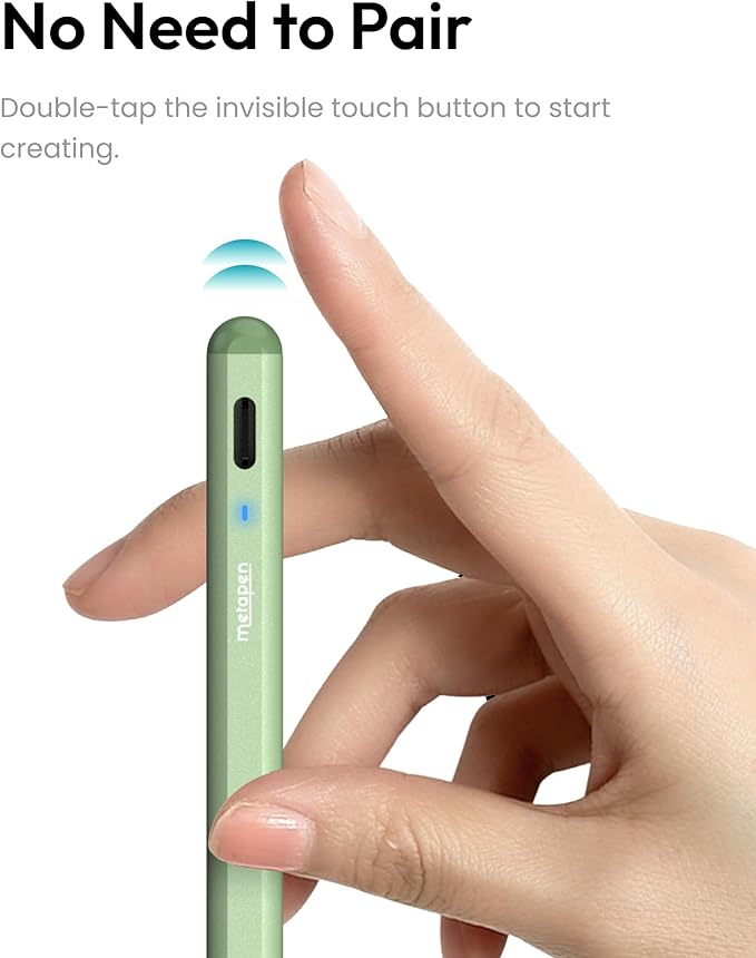 Metapen Pencil A8 for Apple iPad 2018-2026, Palm Rejection, Pixel Precision - Image 6