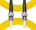 Fibergaga-2M OS2 ST to ST Fiber Patch Cable Single Mode, Length Option: by Fibergaga