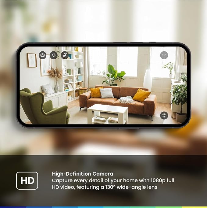 Chamberlain myQ Smart Indoor Security Camera – 1080p HD Video, Night Vision - Image 3
