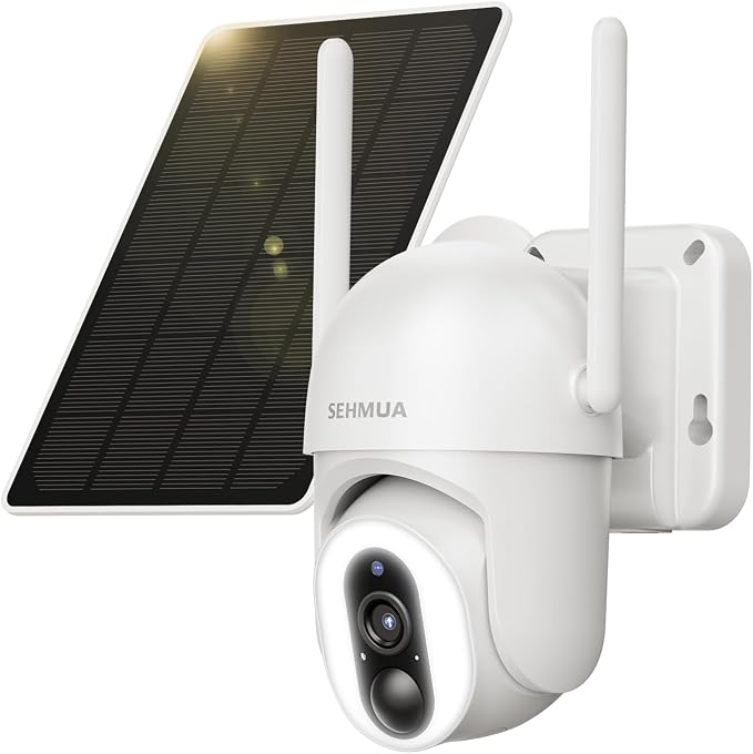 SEHMUA Solar Security Cameras Wireless Outdoor by SEHMUA