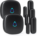 Door Chime, METAK Wireless Door Open Contact Sensor Alarm by METAK