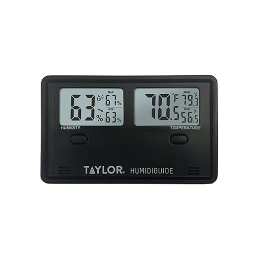 Taylor Wireless Digital Indoor Outdoor Thermometer and Hygrometer, Dual Display by Taylor