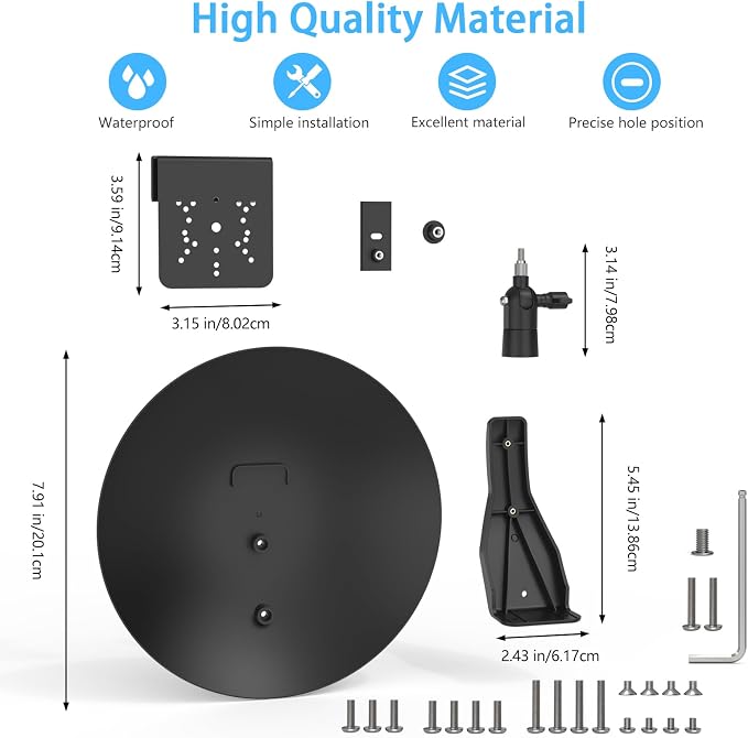HOLACA Universal Gutter Mount and Sun Rain Shade Cover - Image 3