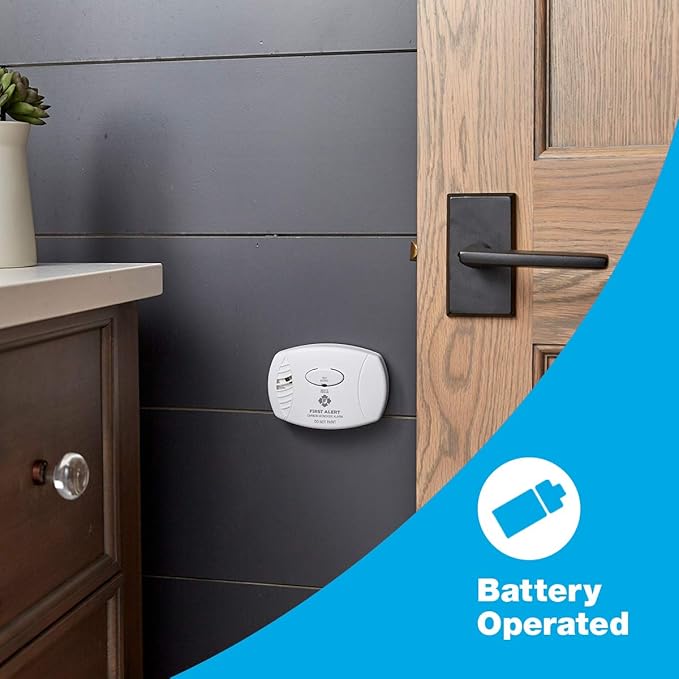 First Alert CO400 Carbon Monoxide Detector, Battery Operated Alarm - Image 6