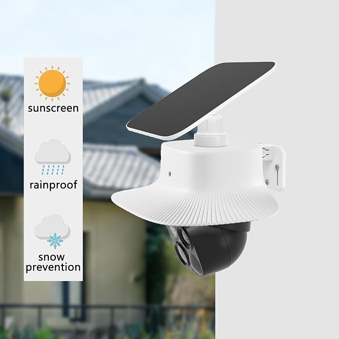 2 Pack Outdoor Camera Rain Sun Cover Compatible - Image 4