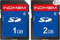 SD Card 1GB + 2GB, Class 4 Flash Memory Card 2G SLC Standard Secure Digital by Brand