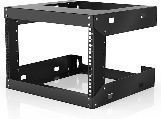 6U Wall Mount Open Frame 19 Inch Server Equipment Network Cabinet 18 inches by Unknown