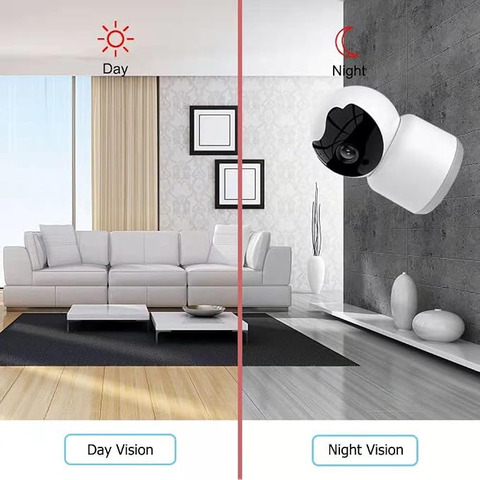 Home Security Camera, Tuya 3MP Indoor Pan-Tilt Smart Camera - Image 7