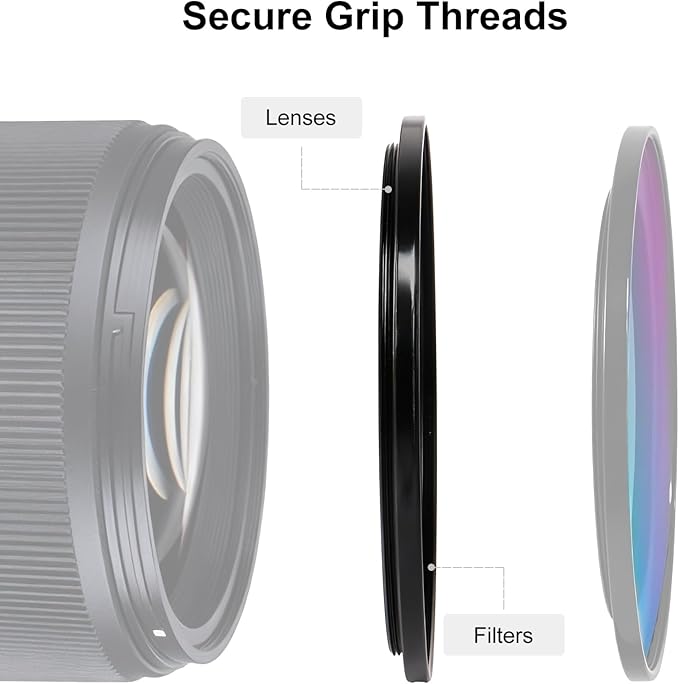 Camkix 67-82mm Step-Up Filter Ring Adapter, 67mm to 82mm - Image 2