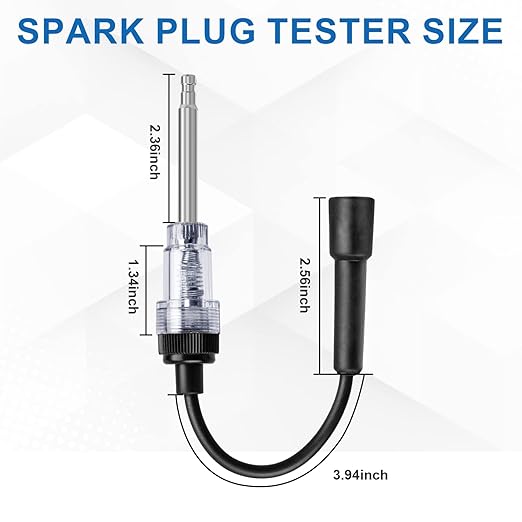 2PCS Inline Spark Plug Testers, Small Armature Diagnostic Detector Tool - Image 2