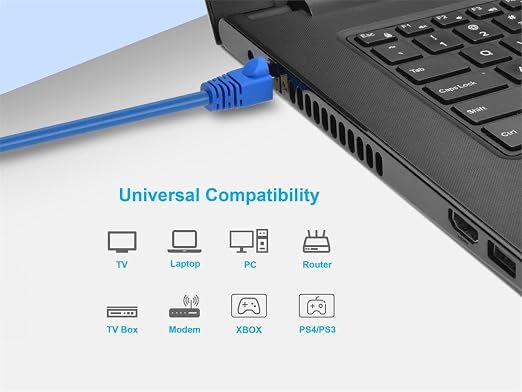 Monoprice 50FT 24AWG Cat6A 500MHz STP Ethernet Bare Copper Network Cable - Image 6