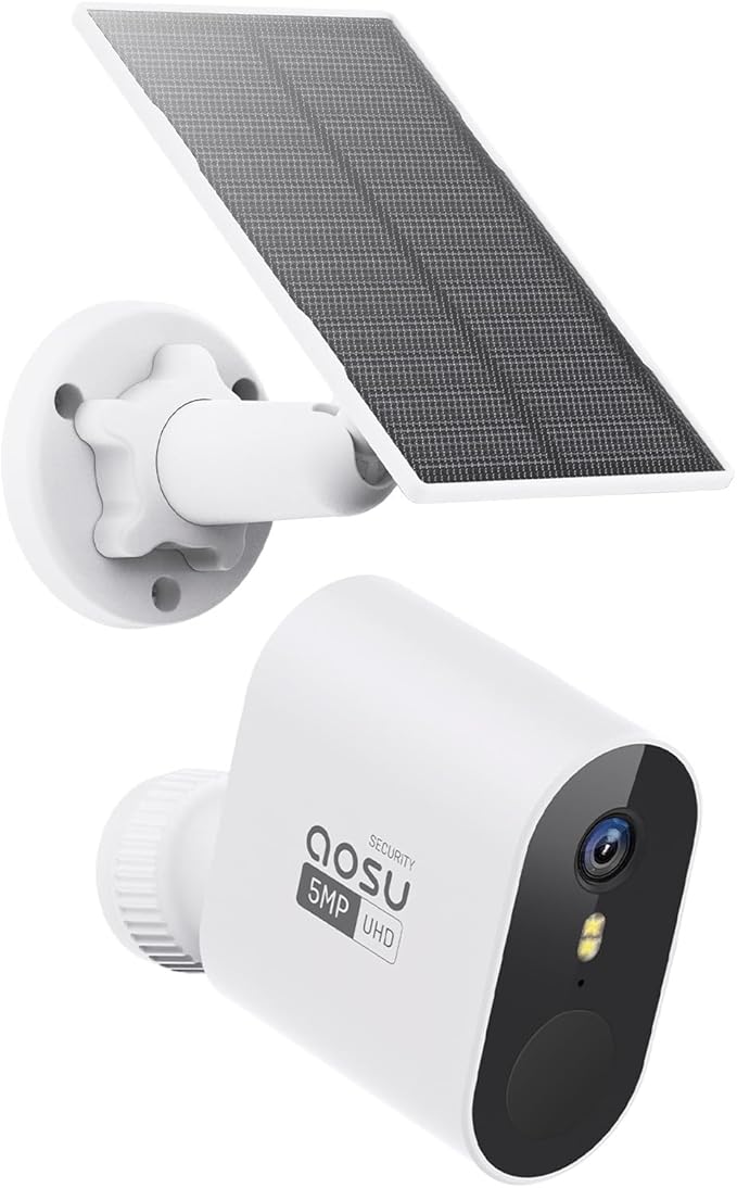aosu Add-on Cam, Solar Powered, Requires SolarCam/WirelessCam System's aosuBase by AOSUSecurityOffical