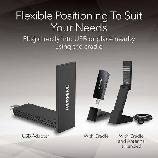 NETGEAR Nighthawk WiFi 6E USB 3.0 Adapter - Image 6