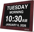 American Lifetime New 2026 Dementia Clock Large Digital Clock by AmericanLifetime