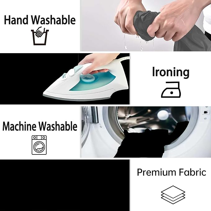 Black Photo Backdrop for Photoshoot, Fabric Background for Product Photography - Image 6