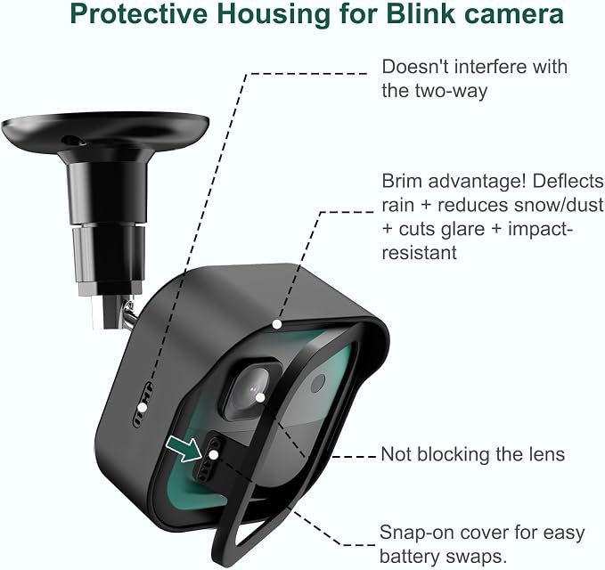 Blink Outdoor 2K Mount, Weatherproof Covers and 360°Adjustable Mounts - Image 4