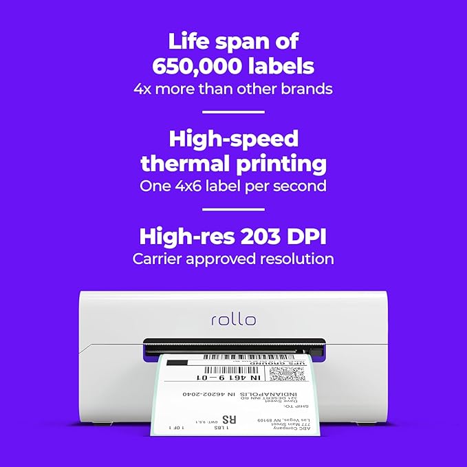 Rollo Wireless Shipping Label Printer - Image 3