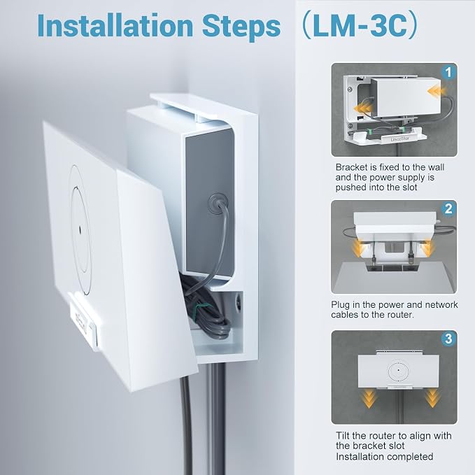 Star-Link Gen 3 Router Mount, All-in-One Star Link Standard V3 Router Wall - Image 6
