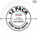 12 Pack Matte White Goof Trim Ring by LightingLabs