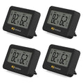 4PCS Mini Digital Hygrometer and Thermometer, Reptile Thermometer by KJCOOSWI