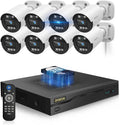 《80ft IR Night Vision & 5MP Super HD》Wired Security Camera System Outdoor by OHWOAI