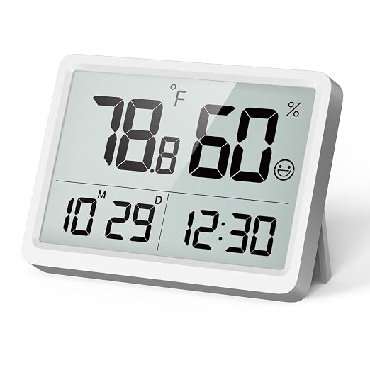 DOOMAY Digital Room Thermometer and Humidity Monitor by DOOMAY