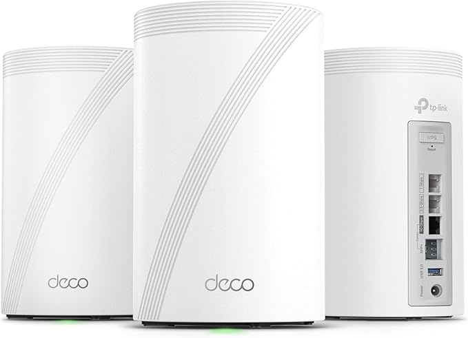 TP-Link Deco 7 Pro BE17000 Tri-Band Wi-Fi 7 Whole Home Mesh System | 9-Stream by TP-Link